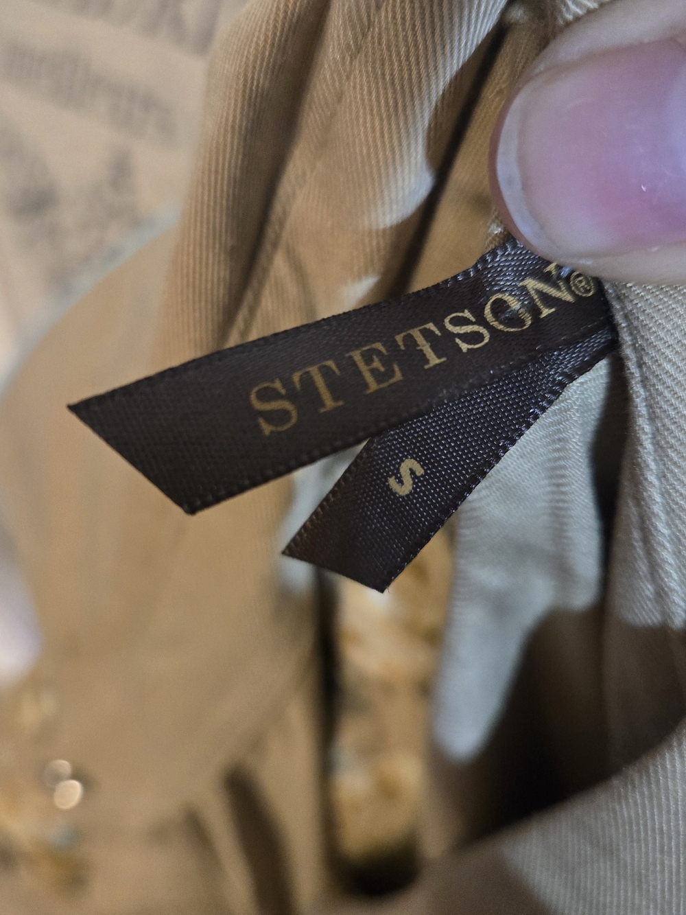 Stetson Brown and Tan Labeled Garment - Picture 3 of 4